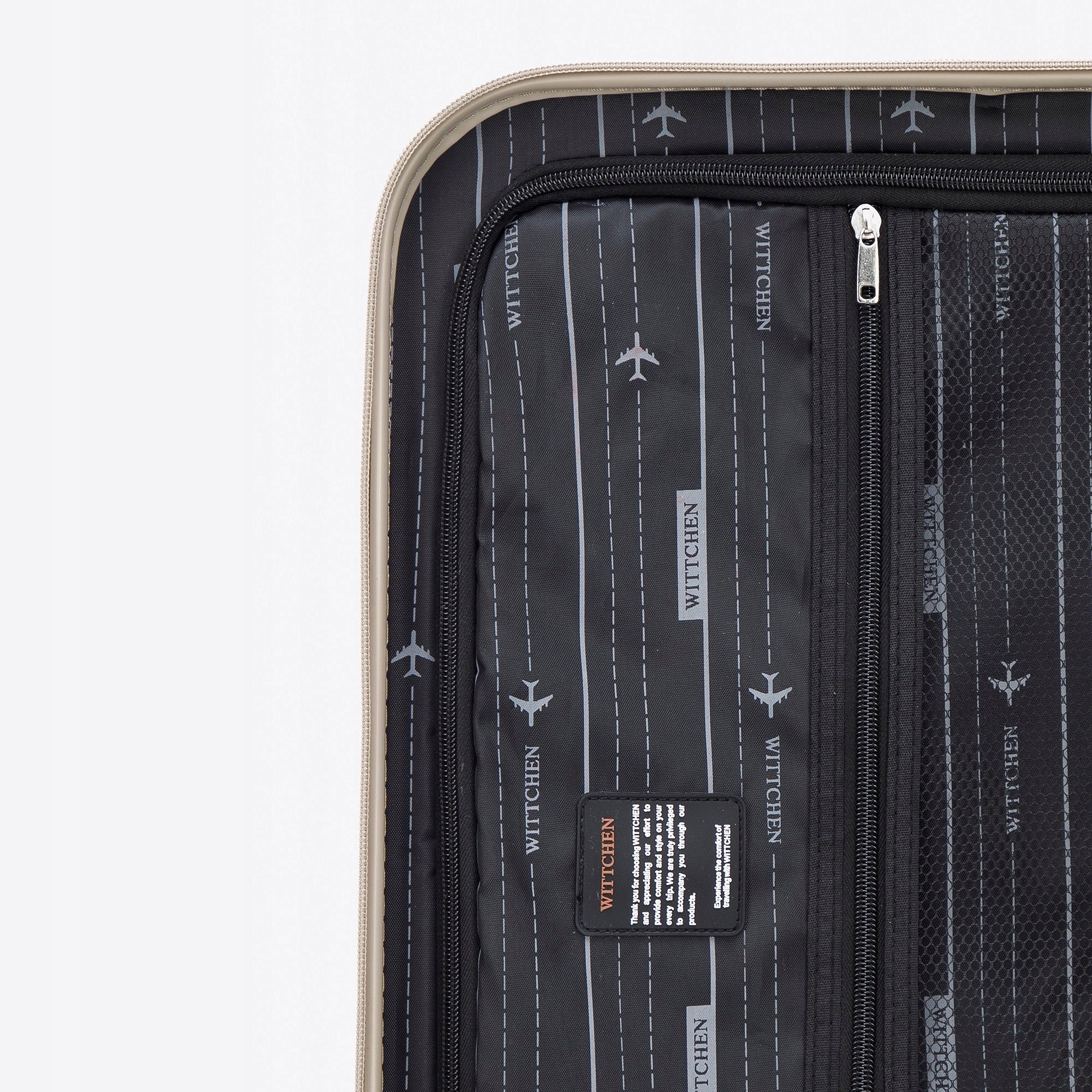 WITTCHEN large suitcase made of ABS beige Dimensions large