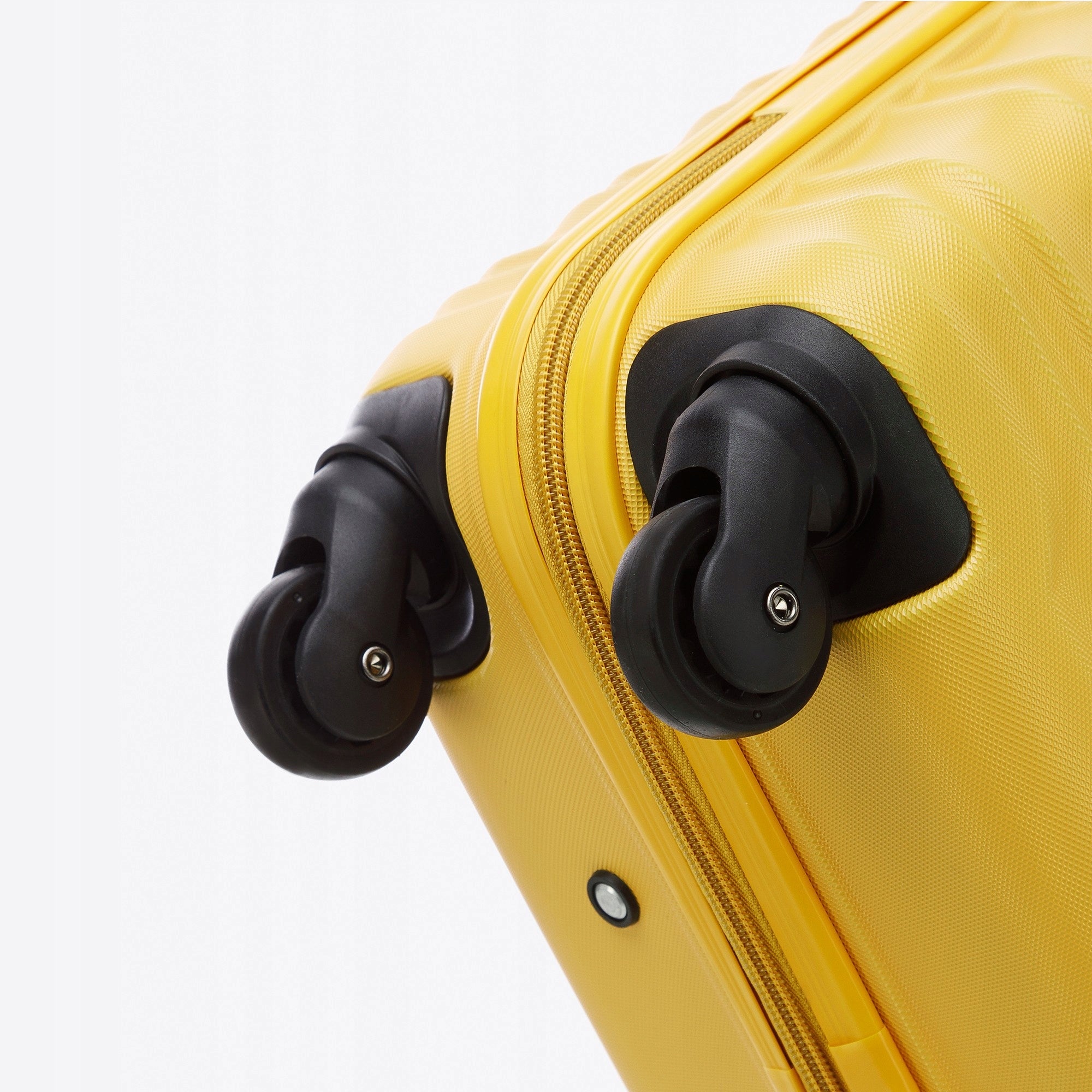WITTCHEN medium ABS suitcase ribbed yellow Width (longer edge) 45 cm
