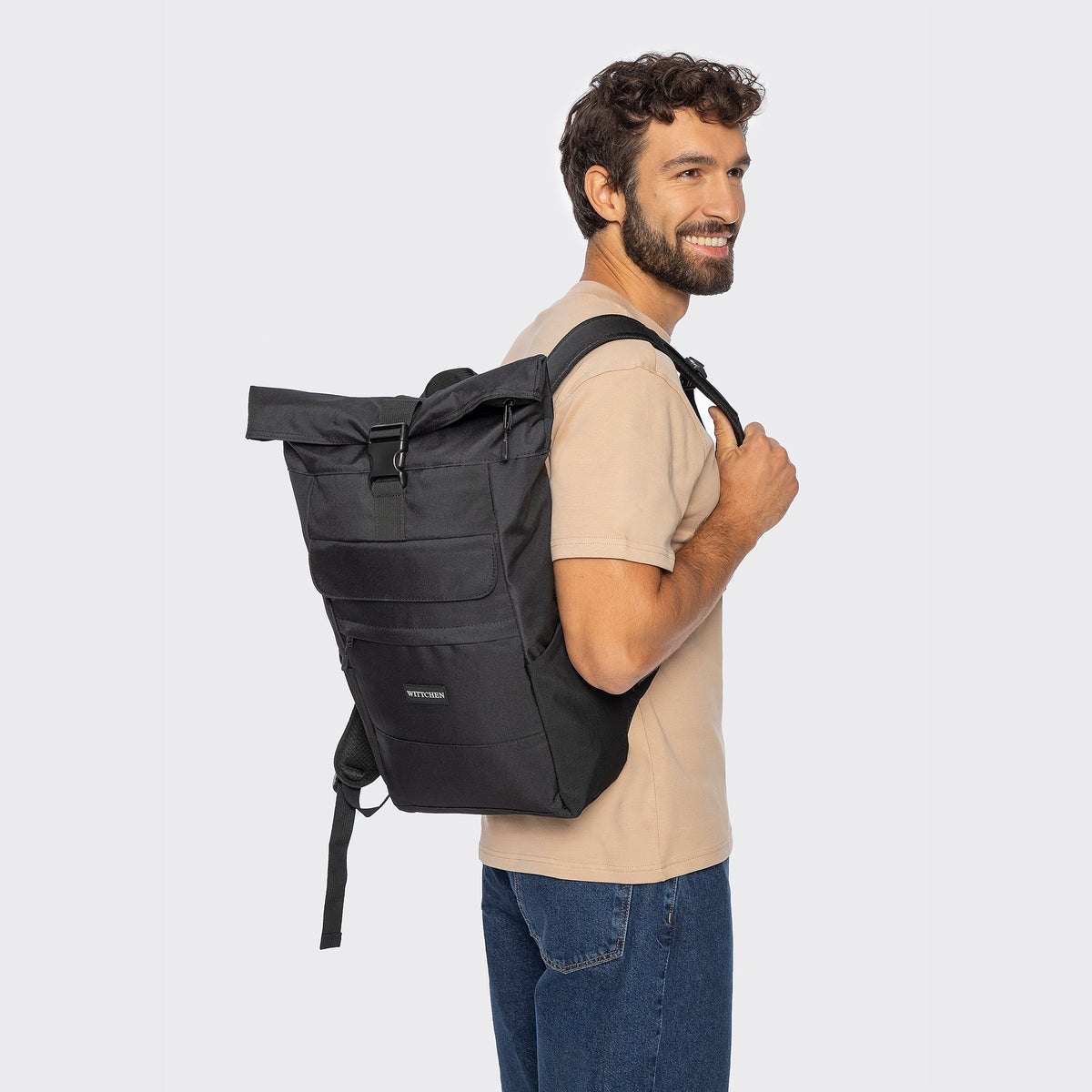 WITTCHEN multifunctional backpack for airplane black Packaging status original
