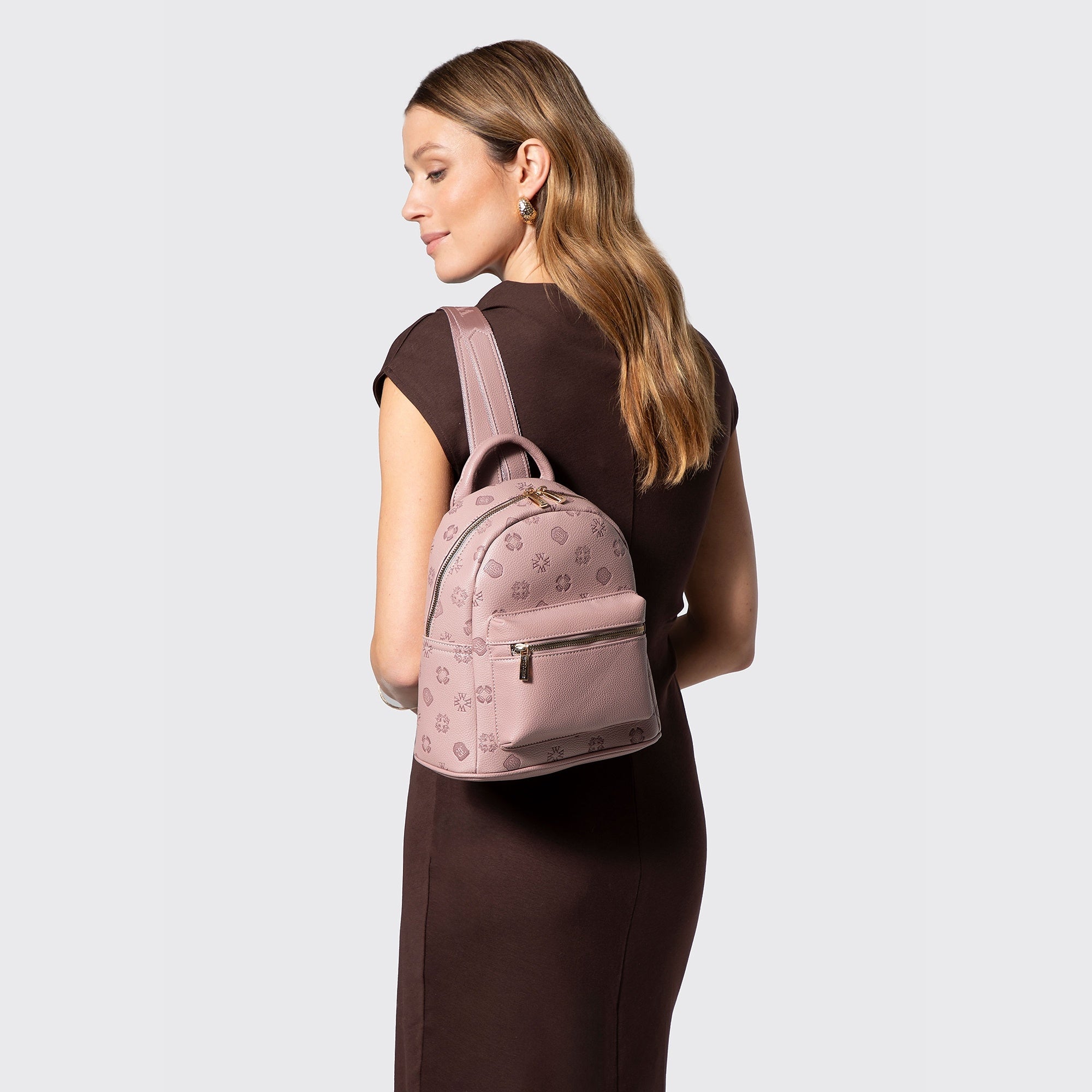 WITTCHEN women's imitation leather backpack extinguished pink Packaging status original
