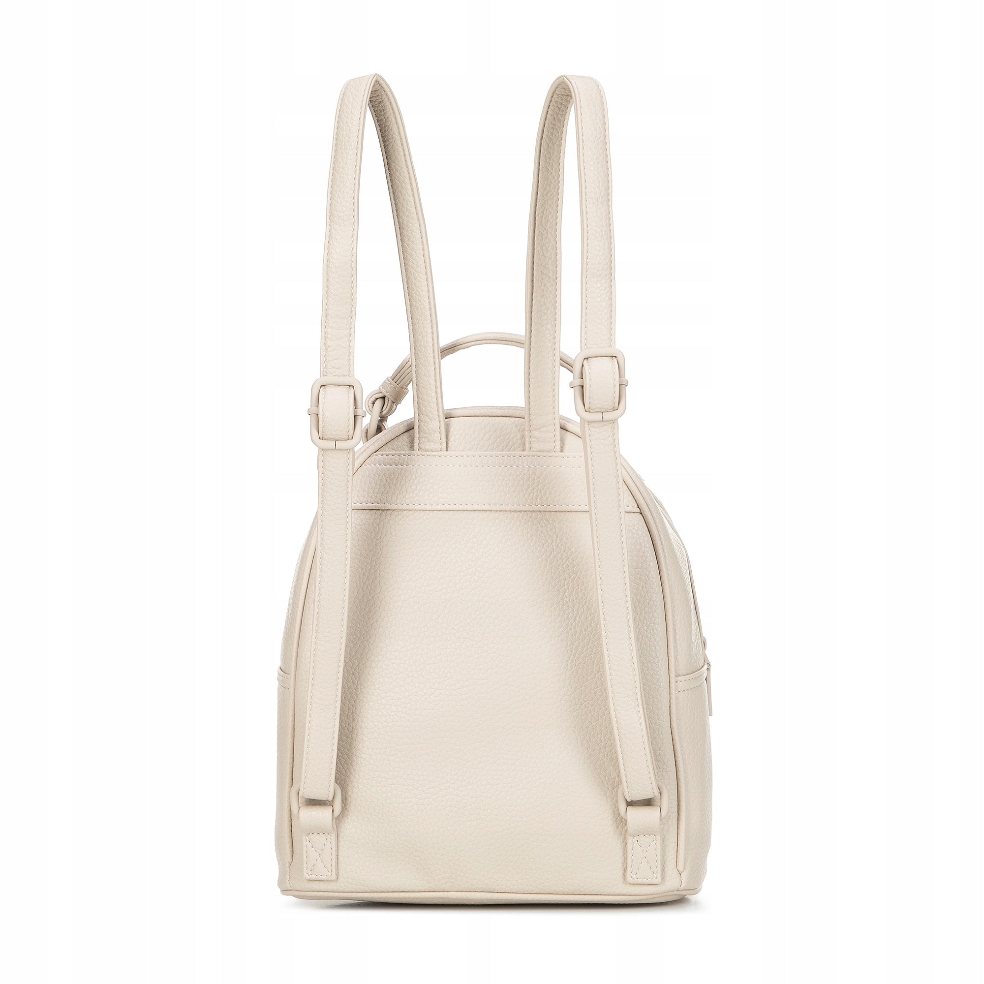 WITTCHEN women's imitation leather backpack with solid cream rhinestones Brand WITTCHEN