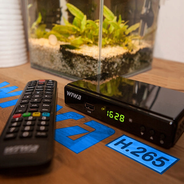 WIWA TUNER DECODER FOR DIGITAL TERRESTRIAL TELEVISION DVB-T2 H.265 Brand Wiwa