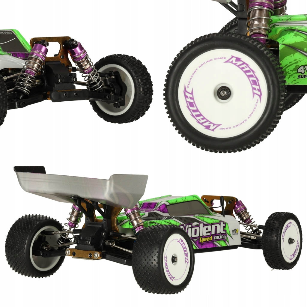 WLToys 104002 RC auto 1:10 4WD, 60 km/h, 2,4 GHz, 7,4 V 3000 mAh, dosah 100 Brand Ikonka
