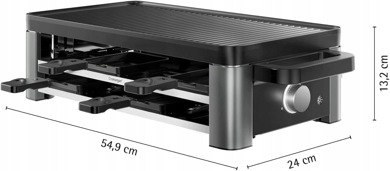 WMF Master Raclette Grill For 8 People 1500W Ceramic Coating Packaging status original