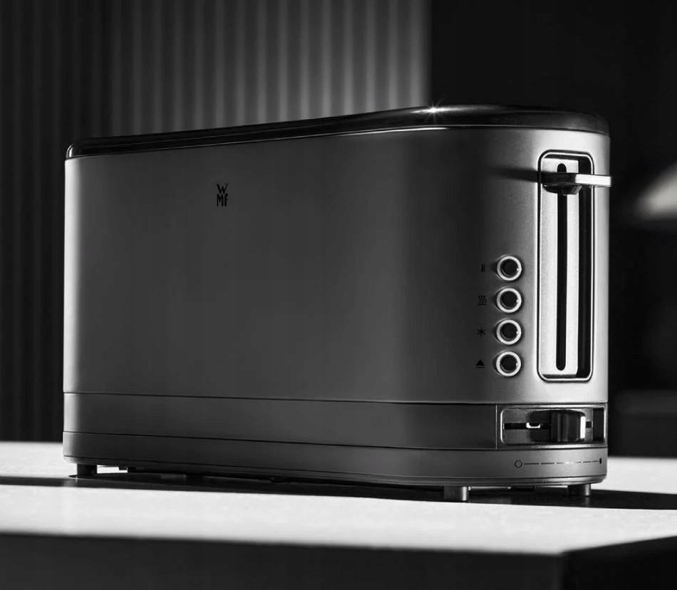 WMF Toaster Kitchenimis Long Deep Black Toaster Black for Toast Dominant color black