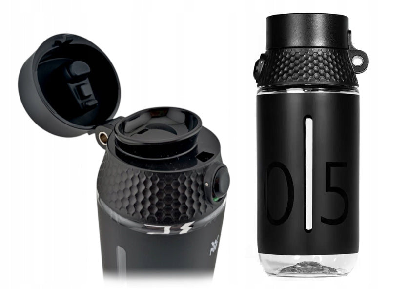 WMF Water bottle Bottle Tritan 0,5 l black / sealed / BPA FREE Packaging status original