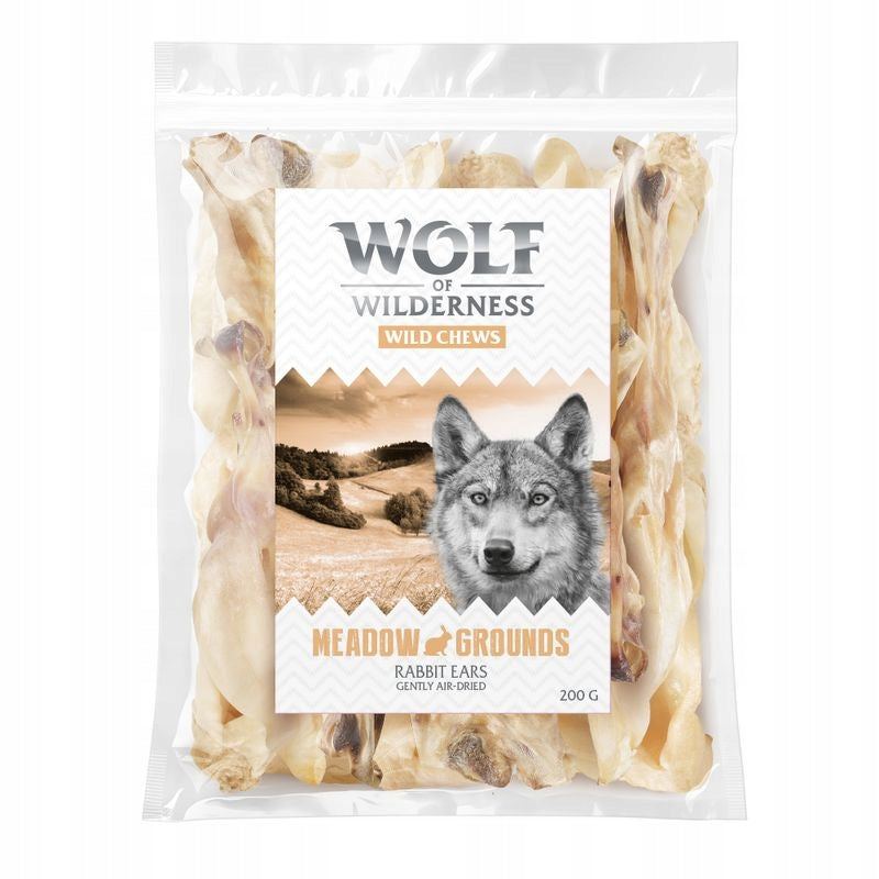 WOLF OF WILDERNESS 200g rabbit ears treat for DOGS