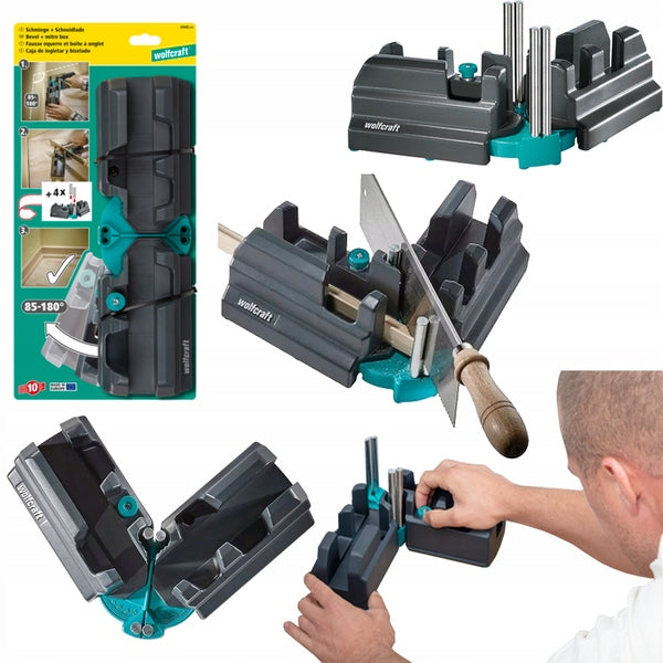 WOLFCRAFT Adjustable punch box for skirting boards 6948200 10
