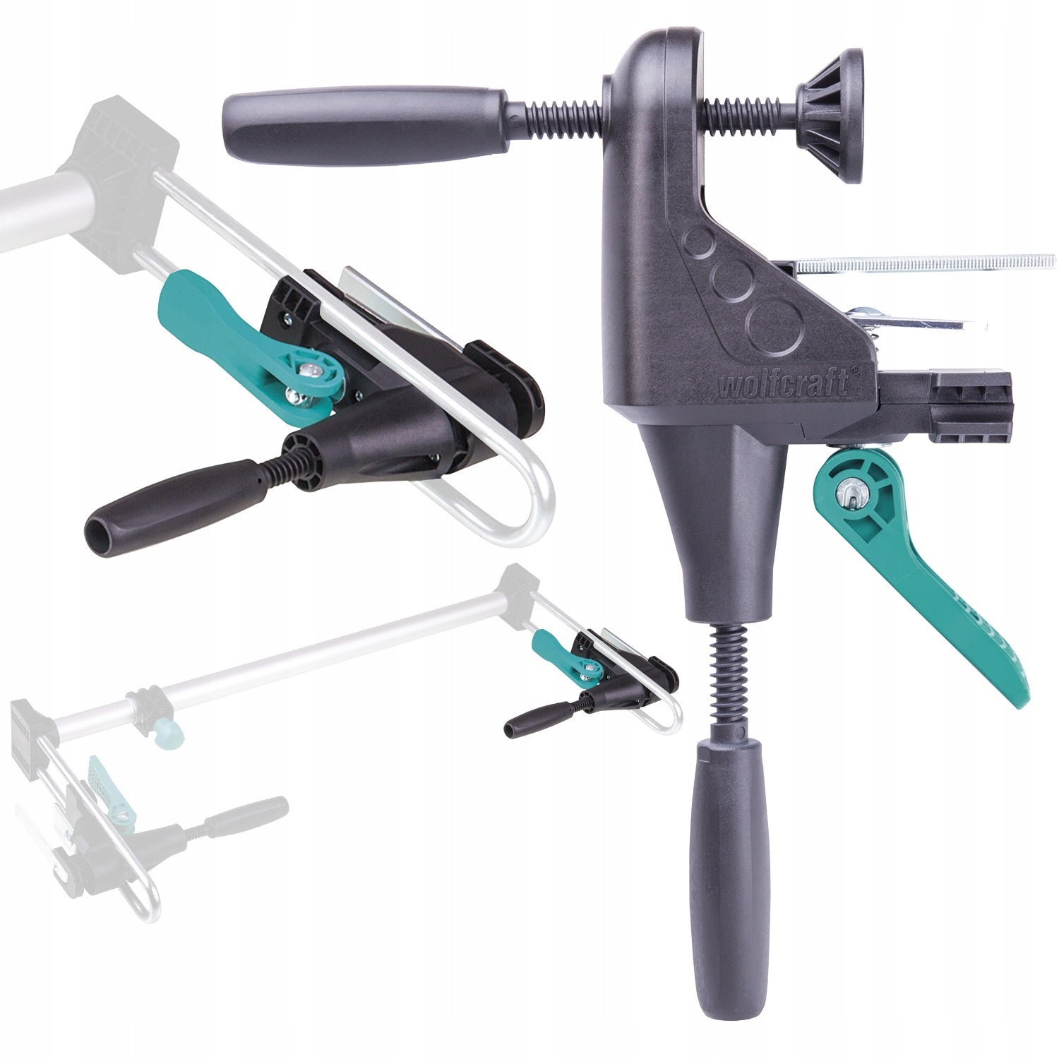 WOLFCRAFT Angle clamp for door frame mounting kit 1pcs to 3676000 / 3675000