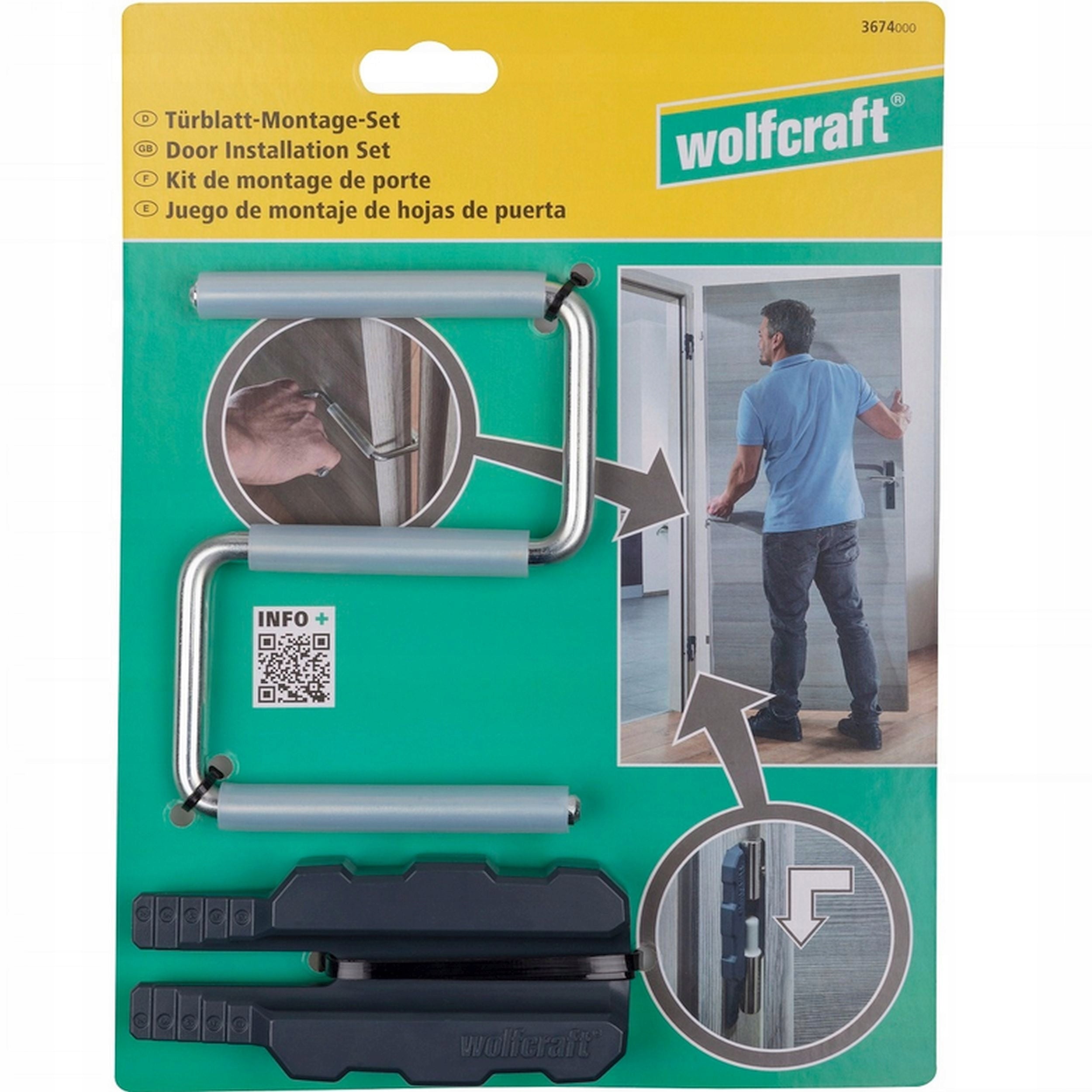 WOLFCRAFT Door leaf assembly kit 3674000