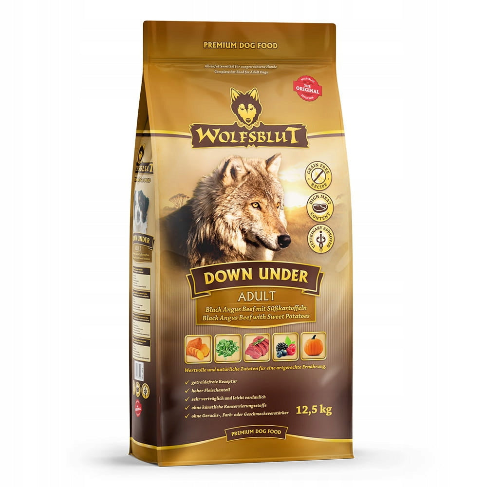 WOLFSBLUT Down Under Adult Dry Dog Food 12.5 kg