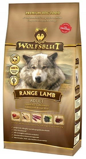 WOLFSBLUT Range Lamb Adult Dry Dog Food 12.5 kg