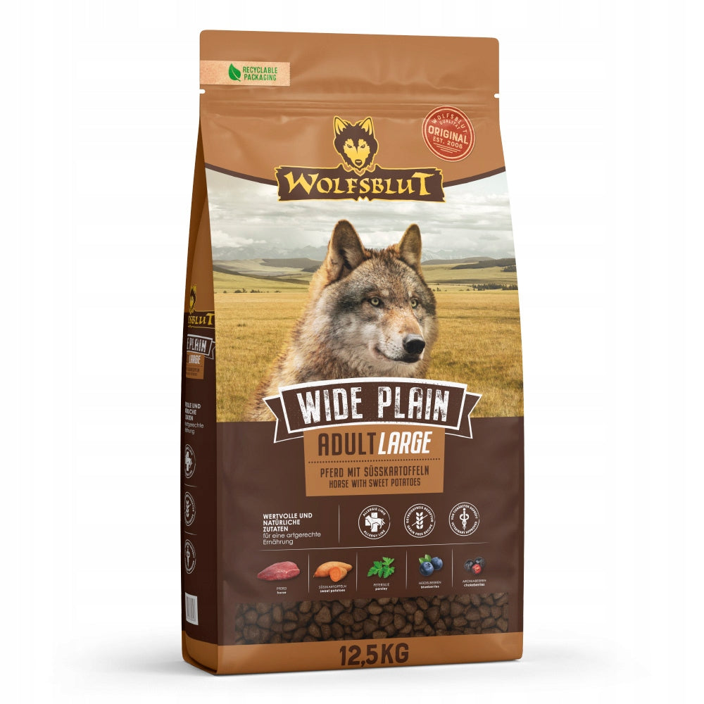 WOLFSBLUT WIDE PLAIN ADULT LARGE BREED 12.5KG