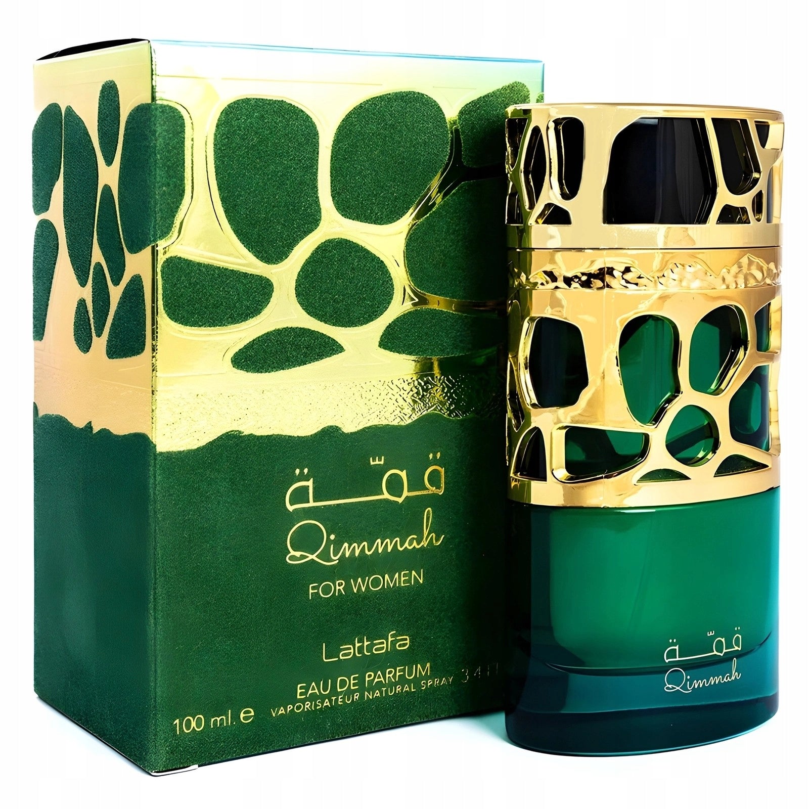 WOMEN'S ARABIC PERFUME LATTAFA QIMMAH 100 ML ORIGINAL HOLOGRAM + SAMPLES Packaging status original