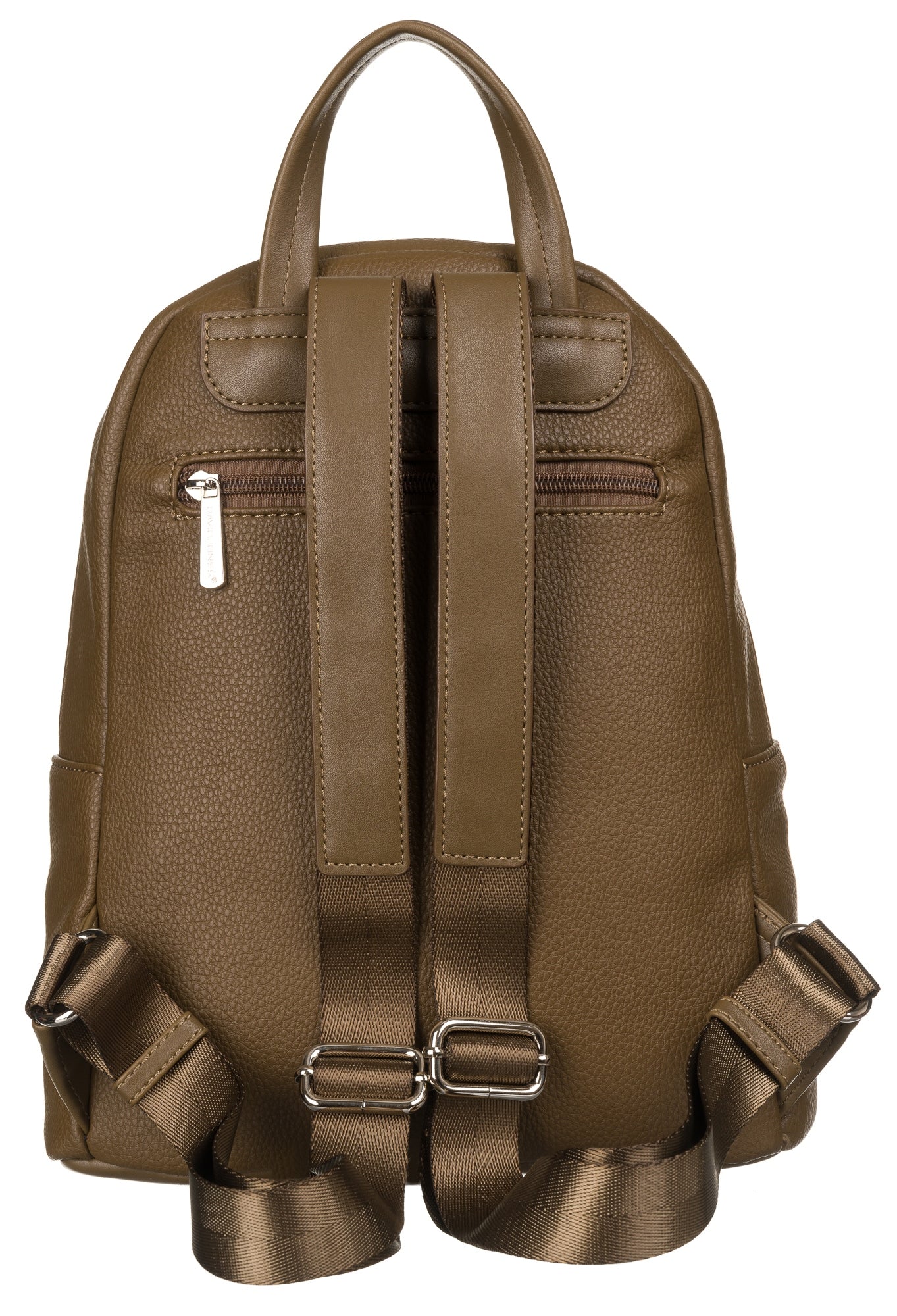 WOMEN'S BACKPACK DAVID JONES ROOMY WITH POCKETS 6874 OLIVE Packaging status original