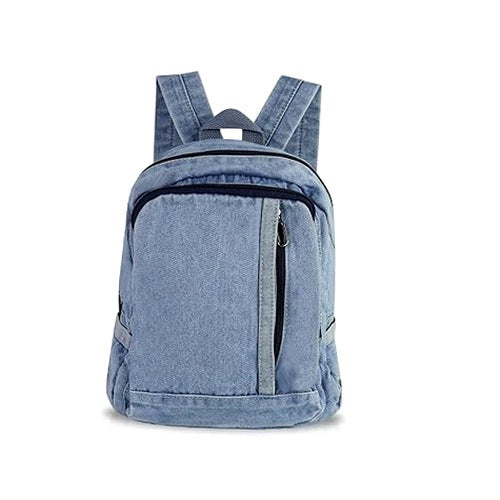 WOMEN'S BACKPACK DENIM MINI MULTIFUNCTIONAL 6 POCKETS FOR WOMEN
