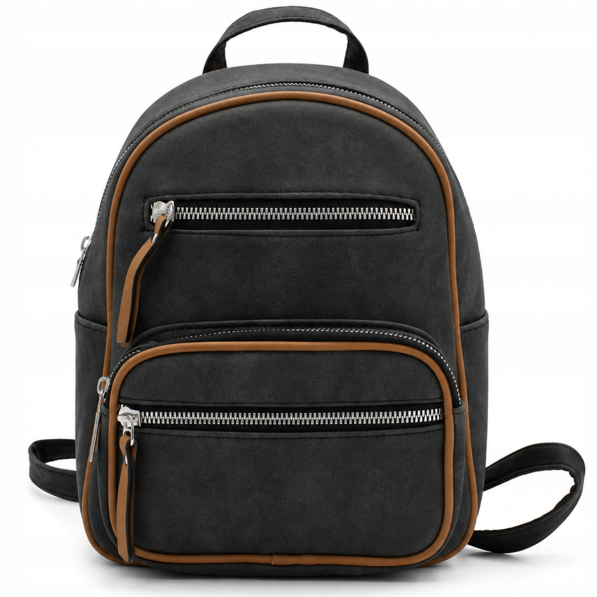 WOMEN'S BACKPACK ELEGANT URBAN CASUAL BAG ANTHRACITE