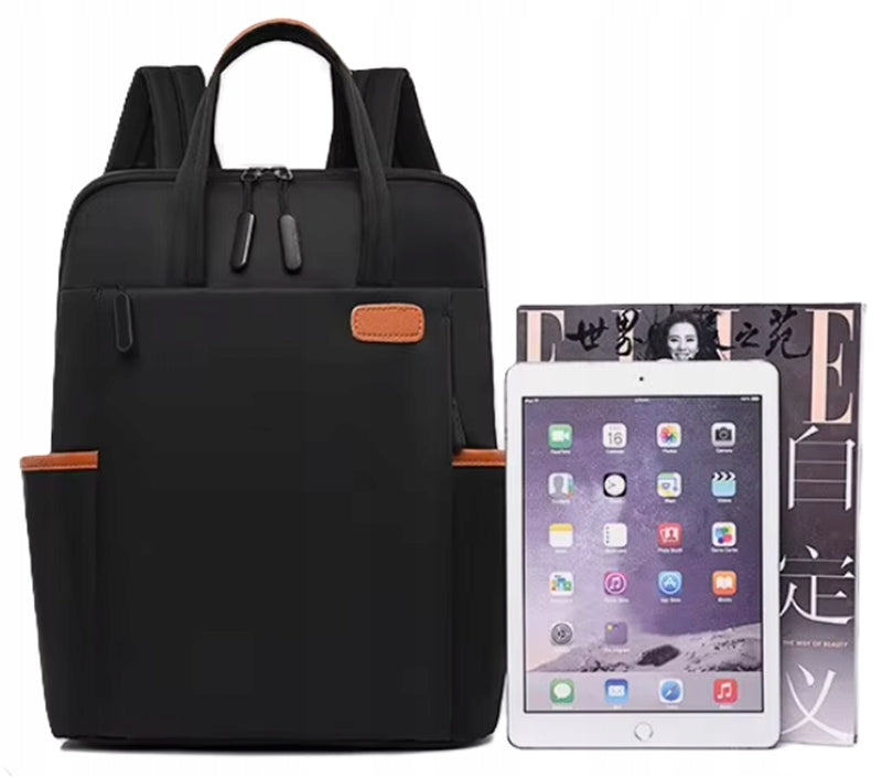WOMEN'S BACKPACK FOR STUDENT LUGGAGE BLACK SCHOOL LIGHT LAPTOP QUALITY Manufacturer code tm567