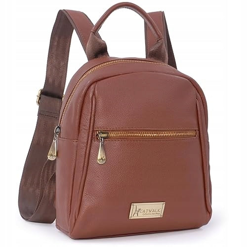 WOMEN'S BACKPACK LEATHER SMALL FASHIONABLE WITH ZIPPER FOR WOMEN ADJUSTABLE STRAPS Brand no brand