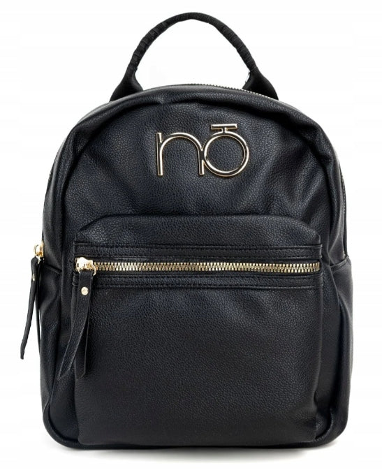WOMEN'S BACKPACK NOBO BAG2860-020 BLACK ECO LEATHER