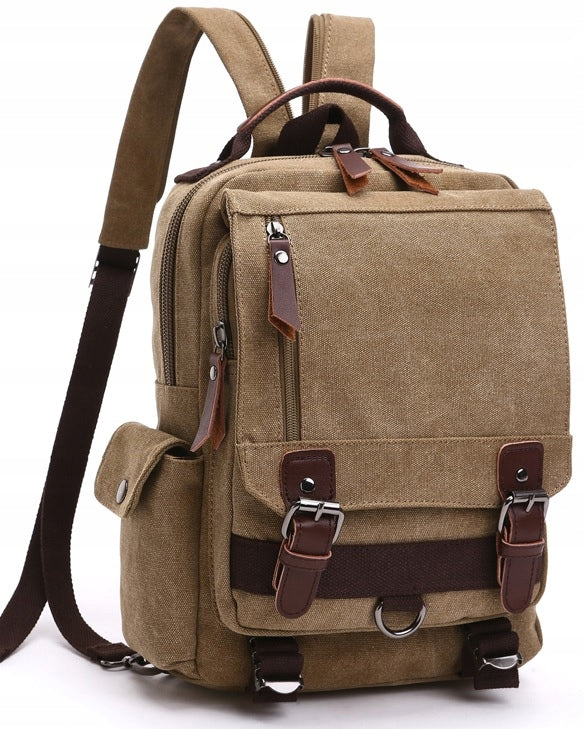 WOMEN'S BACKPACK, RETRO, FOR LAPTOP, A4, COLORS