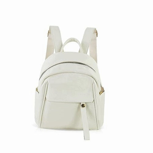 WOMEN'S BACKPACK SMALL TRAVEL WATERPROOF PU 10 POCKETS FOR HOME