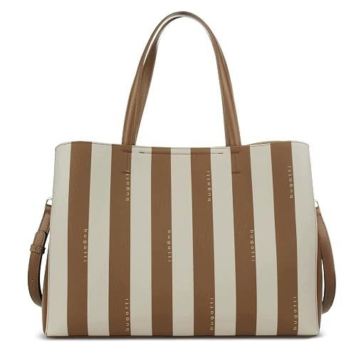 WOMEN'S BAG CLEO STRIPED PATTERN ARTIFICIAL LEATHER LARGE ROOMY FOR HOME Brand no brand