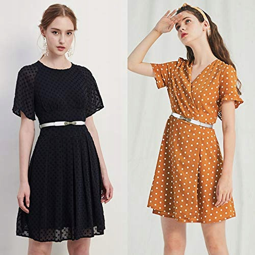 WOMEN'S BELT ELEGANT WHITE FOR SKIRT DRESS 70 CM MINIMALIST Manufacturer code SWC5908151788653