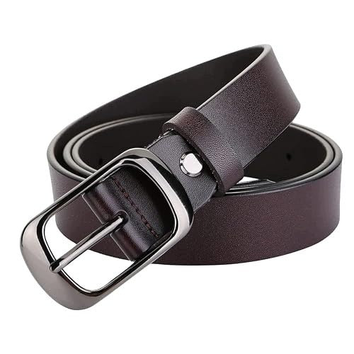 WOMEN'S BELT LEATHER BLACK CASUAL FOR TROUSERS JEANS women's home Brand no brand
