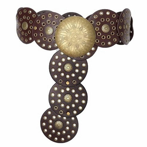 WOMEN'S BELT WIDE VINTAGE BOHO ЗАПАДНАЯ SHIELD FOR DRESSES TROUSERS