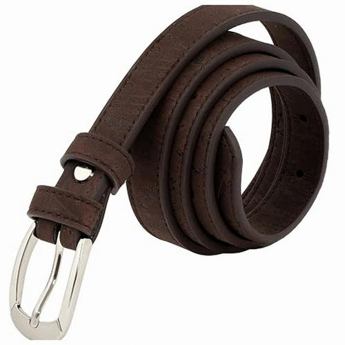 WOMEN'S BELT WITH CORK PORTO ALEGRE METAL VEGAN BUCKLE FOR WOMAN