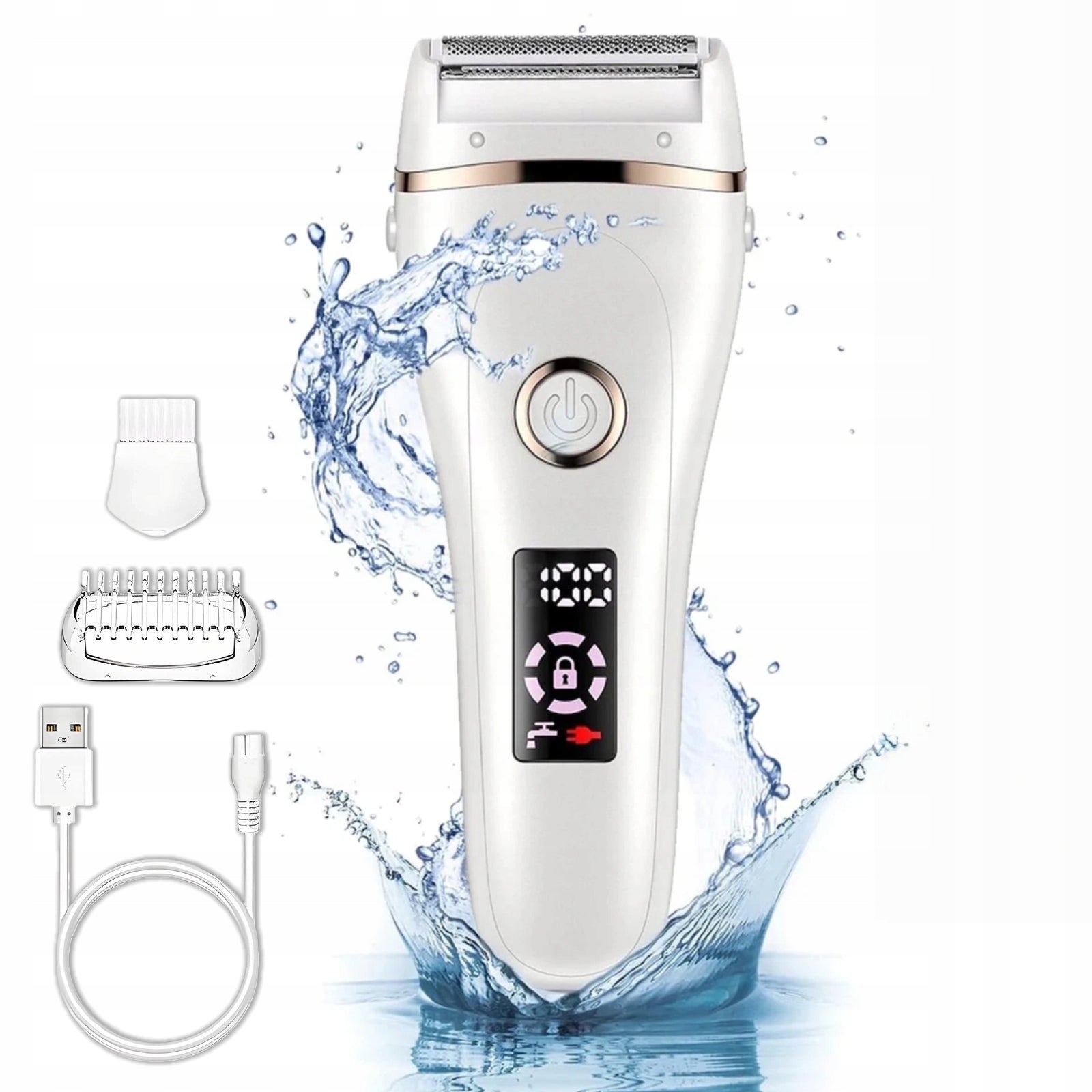 WOMEN'S BODY EPILATOR BIKINI AND LEGS CORDLESS 3IN1