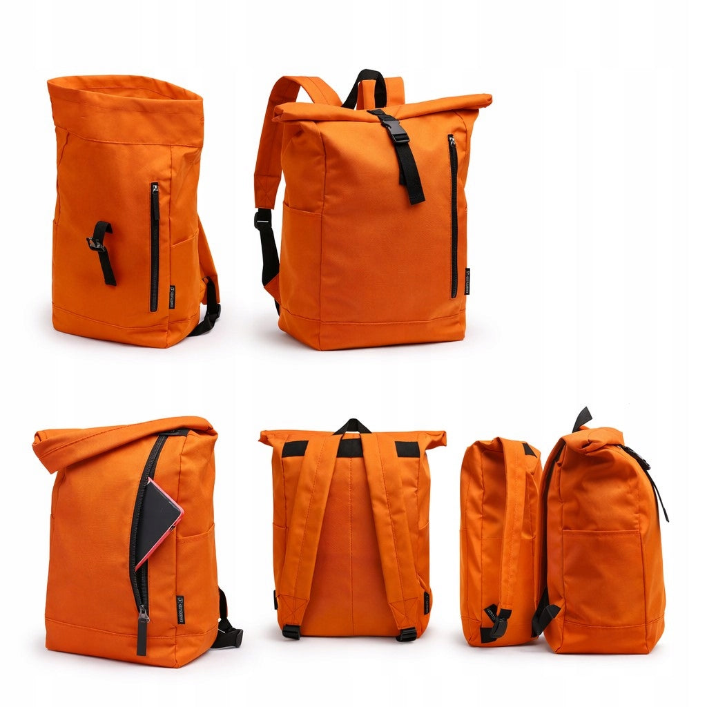 WOMEN'S Backpack FOR HIKING LAPTOP YOUTH fashionable RPET ROLL TOP