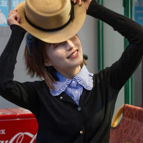 WOMEN'S COLLAR INSERT BLUE LACE COLLAR FOR BLOUSE Manufacturer code SWC5908151812013