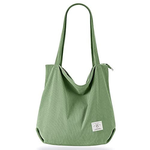 WOMEN'S CORDUROY SHOULDER BAG LARGE FOR WORK TRAVEL OFFICE HOME Brand no brand
