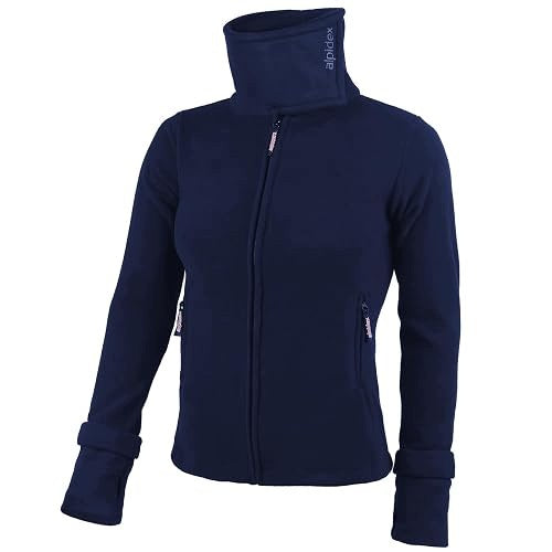 WOMEN'S FLEECE JACKET WITH STAND-UP COLLAR THUMB HOLES FOR HOME Brand no brand