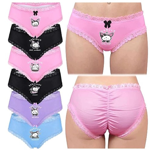 WOMEN'S HIPSTER SILKY PANTIES SET OF 7 PAIRS DAYS OF THE WEEK HOME
