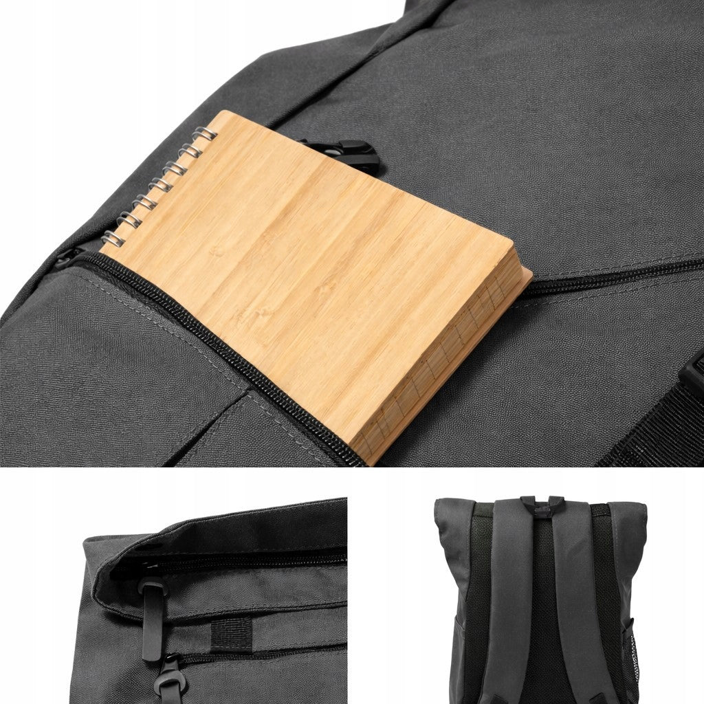 WOMEN'S LAPTOP Backpack HIKING YOUTH fashionable RPET ROLL TOP Brand no brand