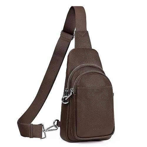 WOMEN'S LEATHER BELT BAG CROSSBODY ANTI-THEFT TRAVEL HOME Brand no brand
