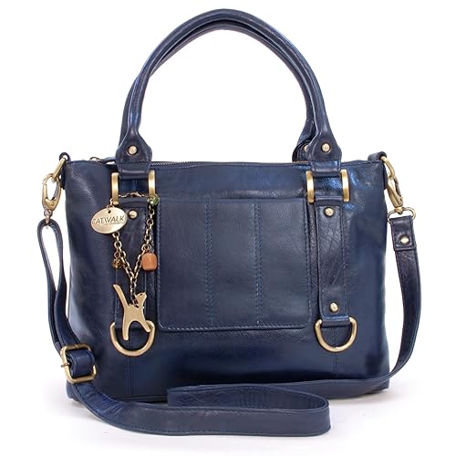 WOMEN'S LEATHER SHOULDER BAG FOR WORK A4 LARGE BLACK for home gift