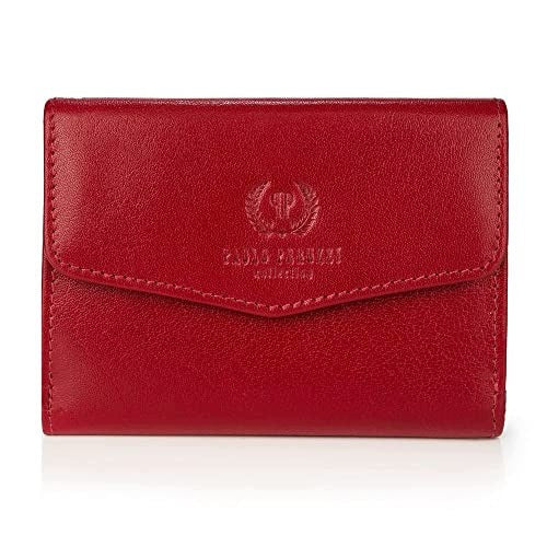 WOMEN'S LEATHER WALLET CLASSIC RED FOR WOMEN'S GIFT Brand no brand