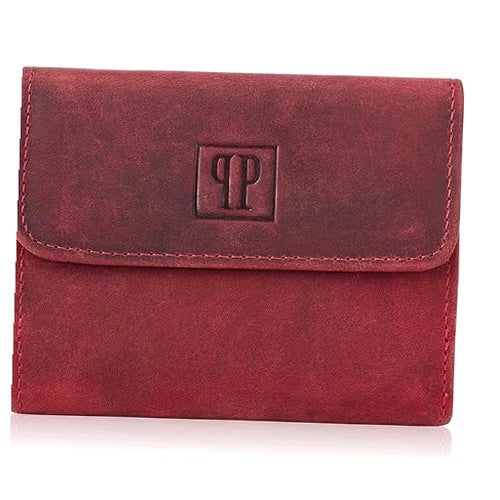 WOMEN'S LEATHER WALLET SMALL PAOLO PERUZZI WITH RFID PROTECTION FOR WOMEN