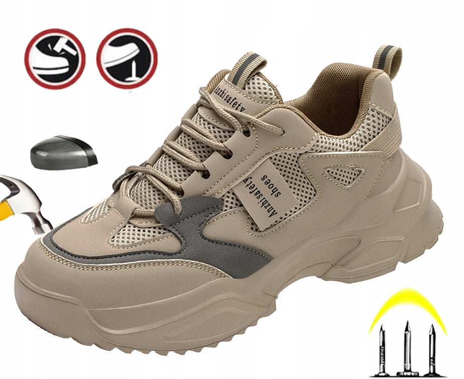 WOMEN'S LIGHTWEIGHT WORK SHOES SAFETY SHOES COMFORTABLE WITH NOSE BHP 37