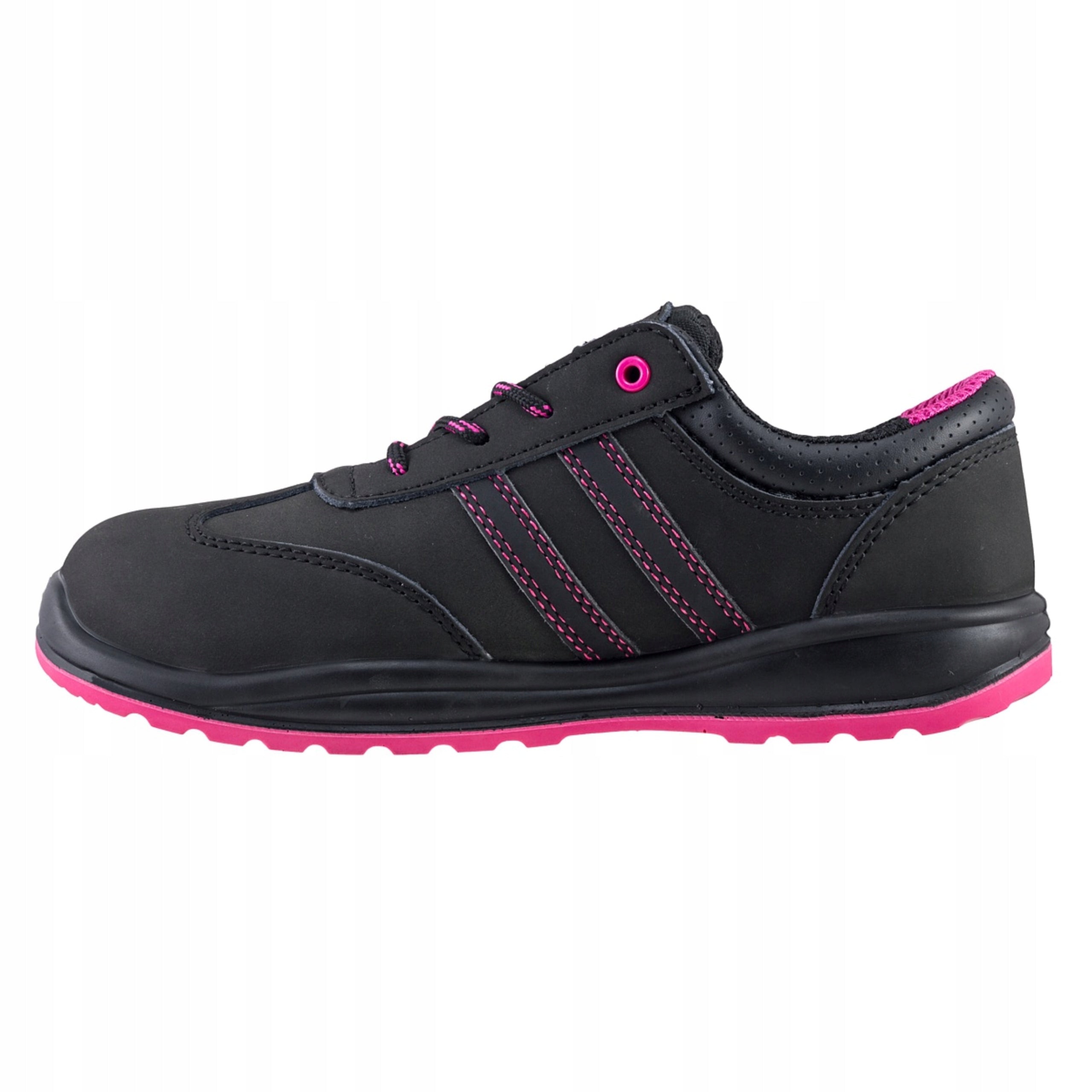 WOMEN'S LIGHTWEIGHT Work Shoes Protective LEATHER SHOES WITH NOSE HEALTH AND SAFETY Manufacturer code Buty półbuty robocze damskie z noskiem BHP