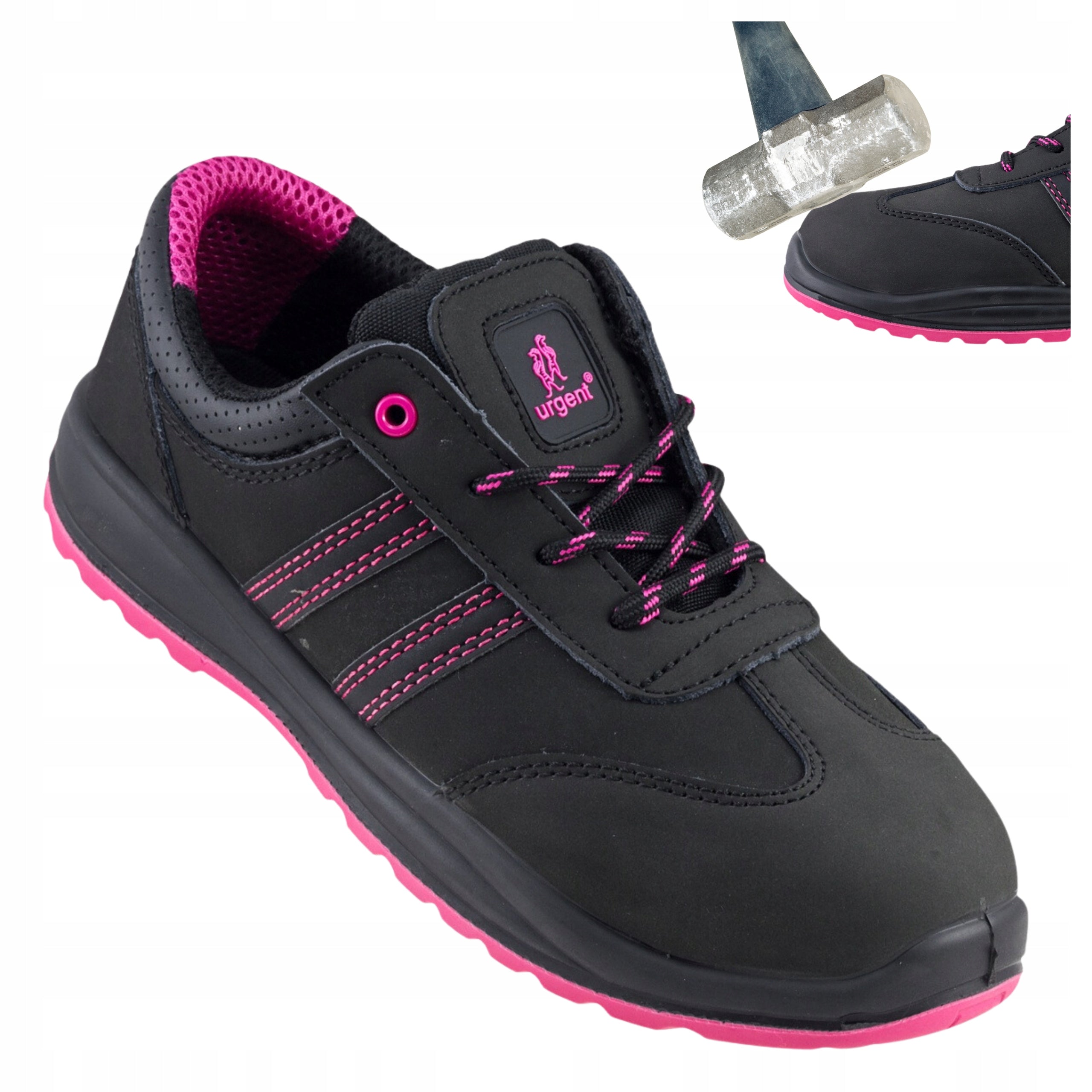 WOMEN'S LIGHTWEIGHT Work Shoes Protective LEATHER SHOES WITH NOSE HEALTH AND SAFETY