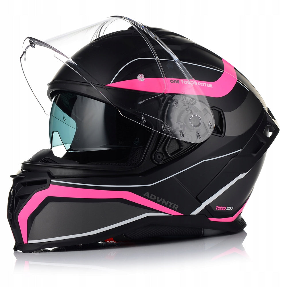 WOMEN'S MOTORCYCLE HELMET CGM 363A SHOT PINK 22.06 PINLOCK SYSTEM + BLEND Packaging status original