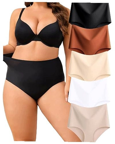 WOMEN'S PANTIES SEAMLESS HIGH WAIST 5 PAIRS SET FOR WOMEN HOME