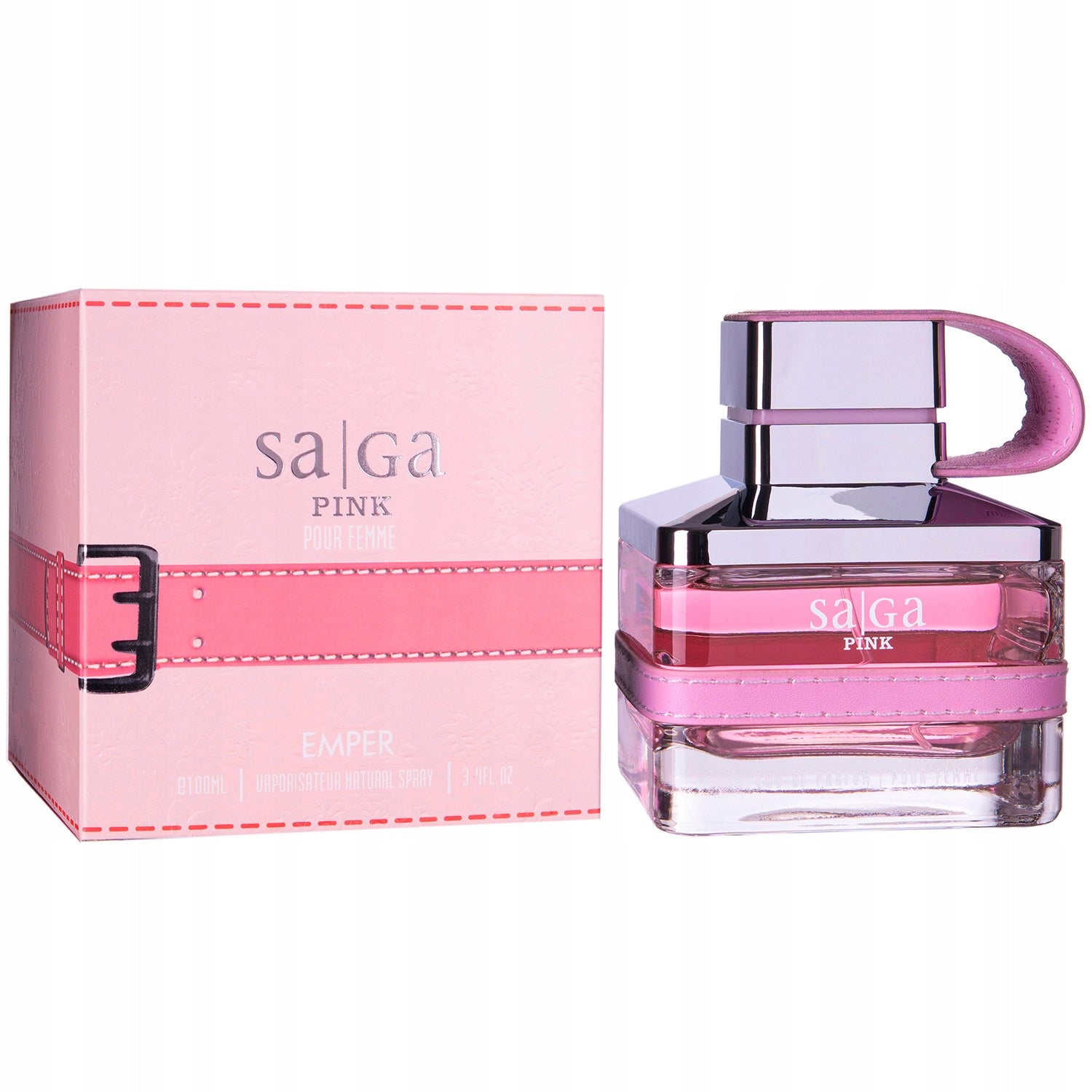 WOMEN'S PERFUME ARABIC FLORAL Emper Saga Pink Perfumed Water 100 ml Packaging status original