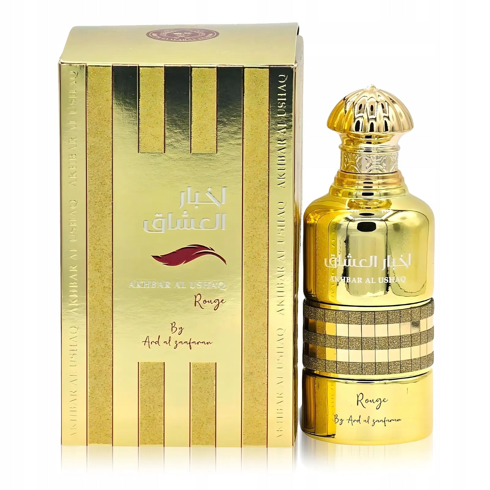 WOMEN'S PERFUME Ard Al Zaafaran Akhbar Al Ushaq Rouge Oriental + 2 Samples Brand Ard Al Zaafaran