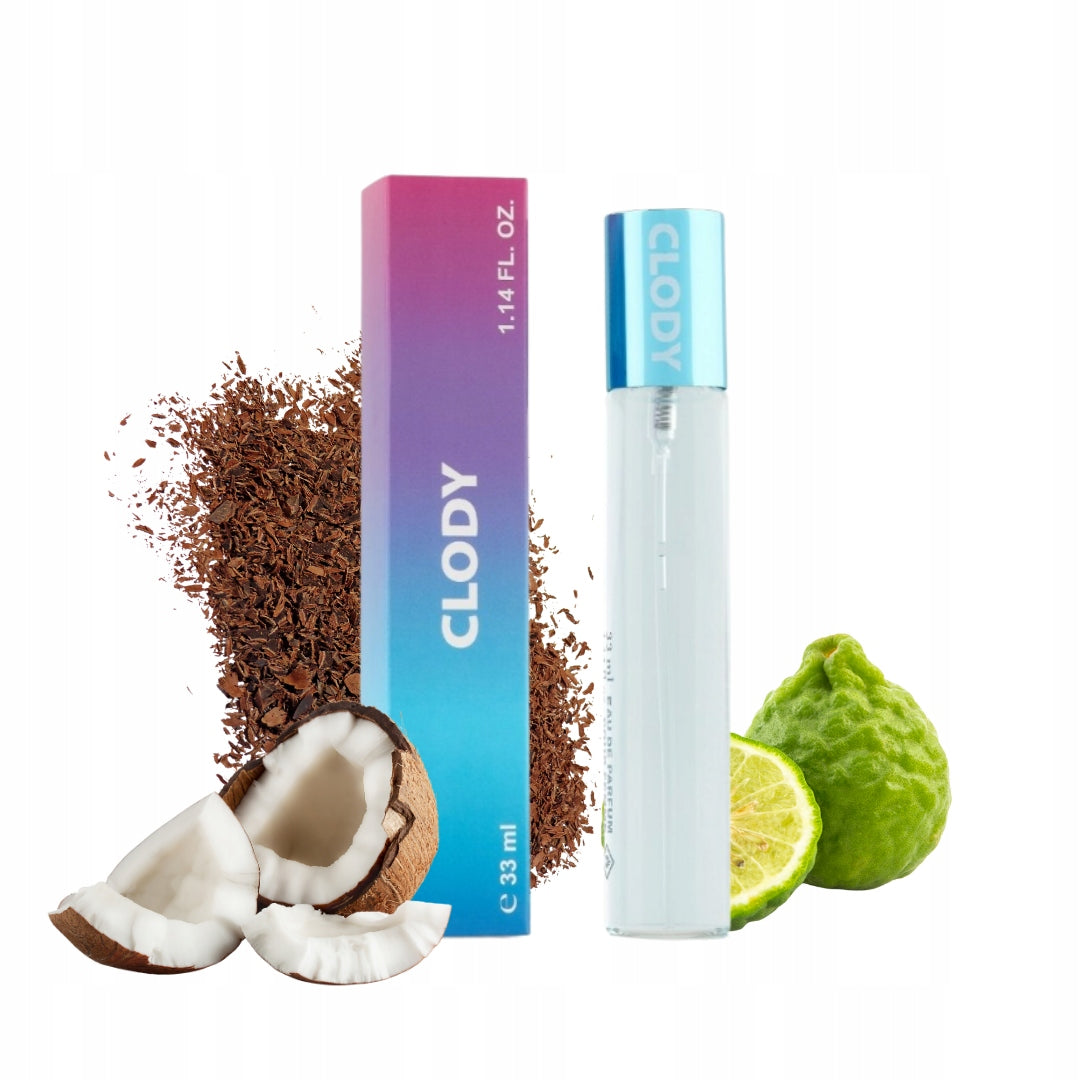 WOMEN'S PERFUME CLODY PERFUME COCONUT CHOCOLATE PEAR SWEET 33ml